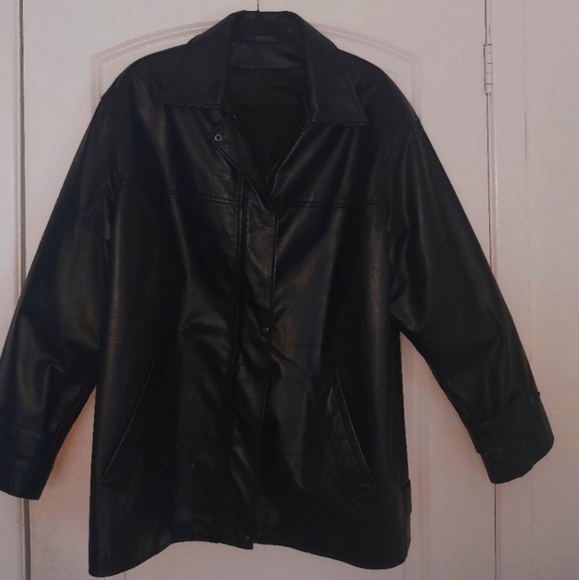 Oversized Black Unisex Jacket - Picture 7 of 7